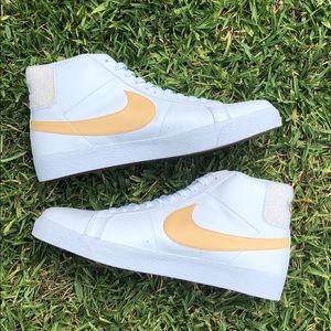 nike yellow high tops